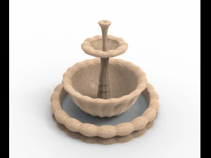 Classic fountain 3D Model