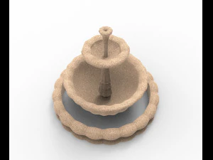 Classic fountain 3D Model