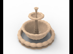 Classic fountain 3D-Modell