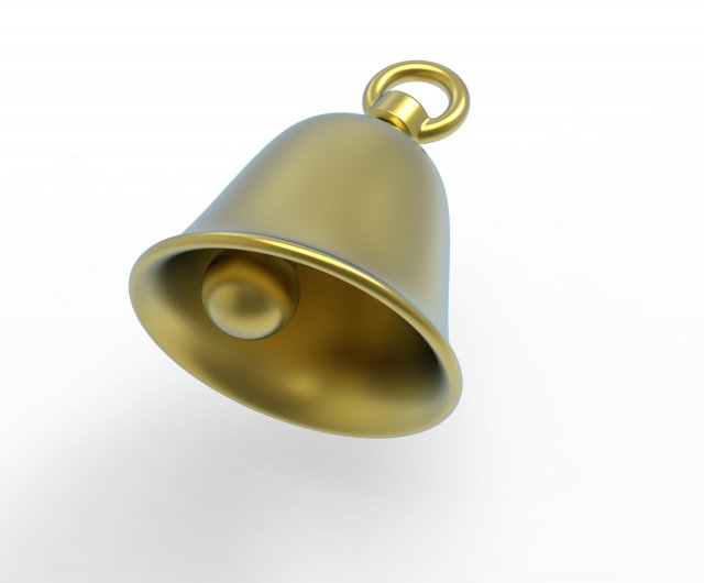 Bell pendant Model Cetak 3D .c4d .max .obj .3ds .fbx .stl .blend 