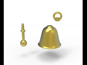 Zawieszka z dzwonkiem Model do druku 3D