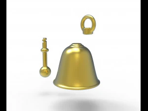 Zawieszka z dzwonkiem Model do druku 3D