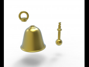 Bell pendant Model Cetak 3D
