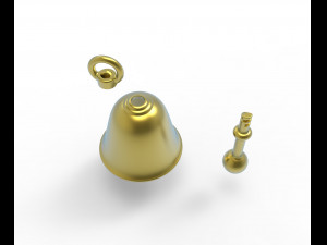 Bell pendant Model Cetak 3D