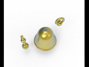 Bell pendant Model Cetak 3D