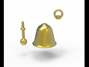 Bell pendant Model Cetak 3D