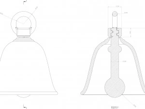 Zawieszka z dzwonkiem Model do druku 3D