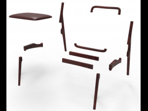 Pitanga chair 3D मॉडल