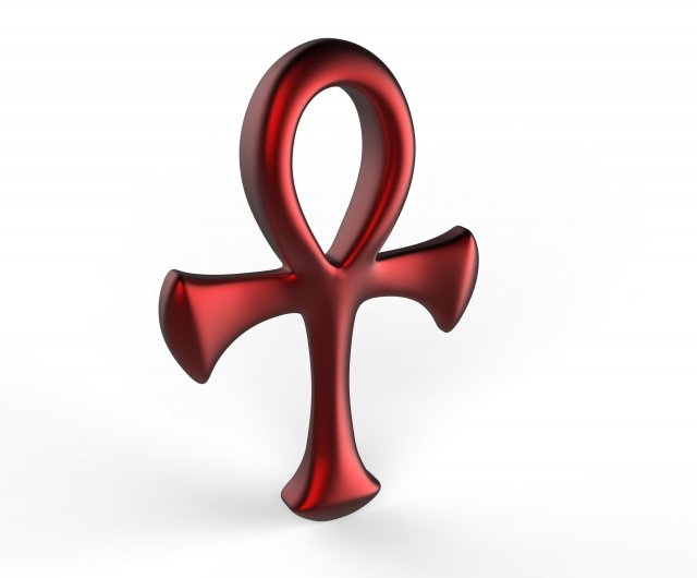 The Ankh 3D प्रिंट मॉडल .c4d .max .obj .3ds .fbx .stl .blend 