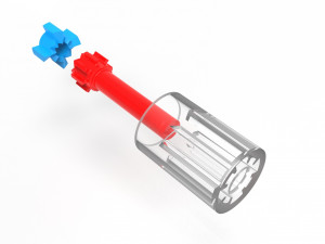 Click pen mechanism 10 mm diameter 3D Принт Модель