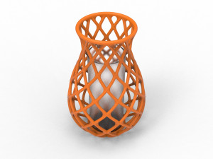 Intertwining line vase Model do druku 3D
