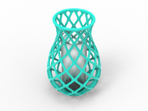 Intertwining line vase Model do druku 3D