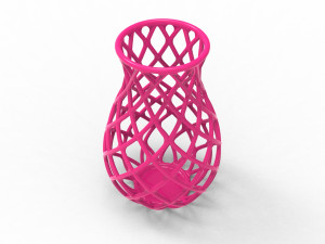 Intertwining line vase Model do druku 3D