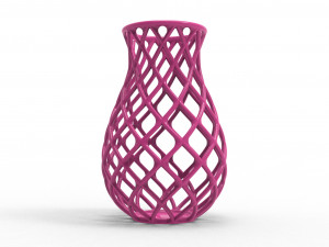 Intertwining line vase Model do druku 3D