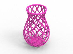Intertwining line vase Model do druku 3D