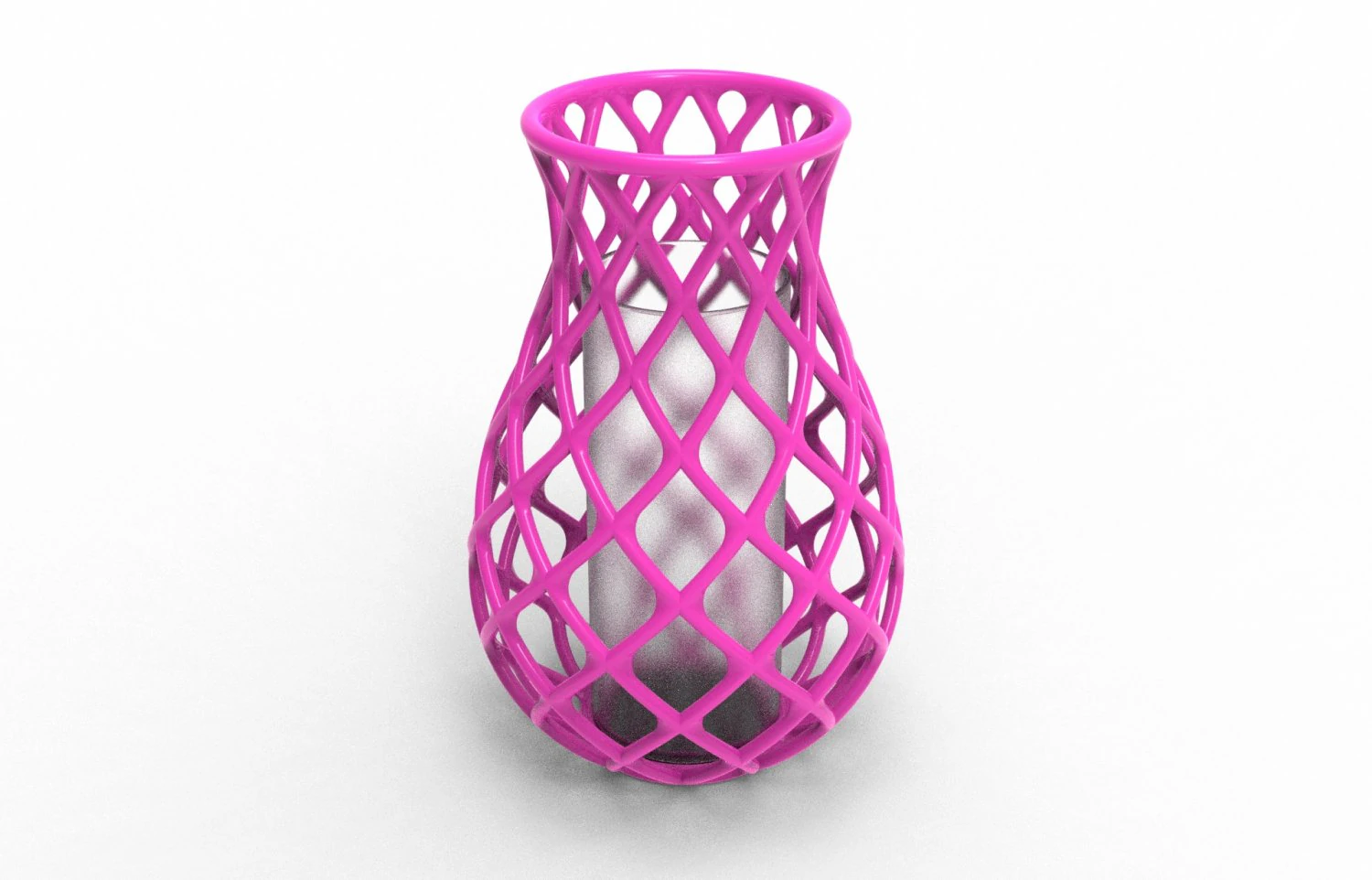 Intertwining line vase 3D Print Model .c4d .max .obj .3ds .fbx .stl .blend 