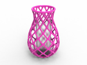 Intertwining line vase Modelo de impresión 3D