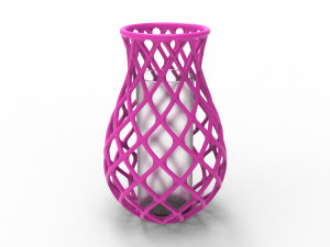 Intertwining line vase Model do druku 3D