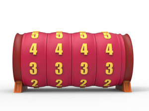 Combination cylindrical lock 3D Baskı Modeli