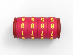 Combination cylindrical lock 3D Print Model