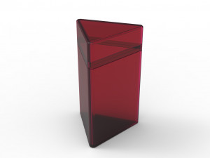 Triangle container Model Cetak 3D