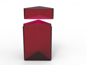 Triangle container Model Cetak 3D