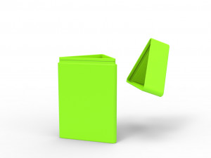 Triangle container Model Cetak 3D