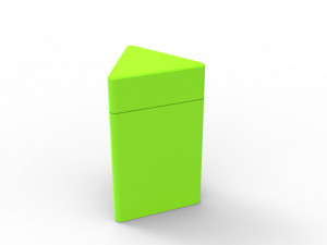 Triangle container Model Cetak 3D