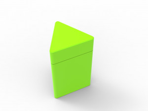 Triangle container Model Cetak 3D