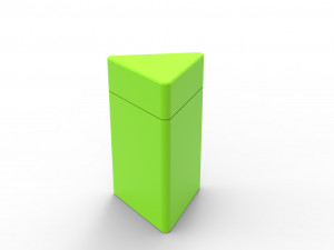 Triangle container Model Cetak 3D