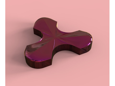 Deltoid mosaic 3Dプリントモデル