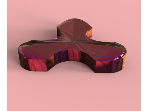 Deltoid mosaic 3Dプリントモデル