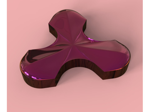 Deltoid mosaic 3Dプリントモデル