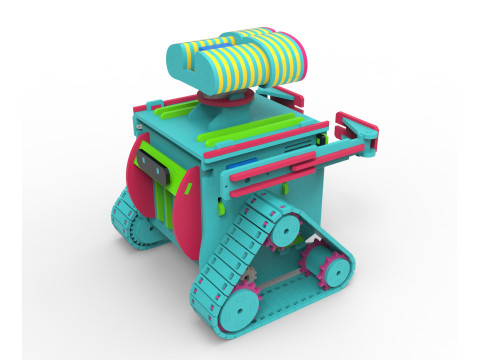Wall-E Robot Model Cetak 3D