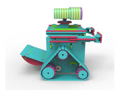 Wall-E Robot Model Cetak 3D