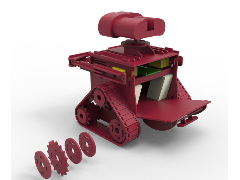 Wall-E Robot Model Cetak 3D