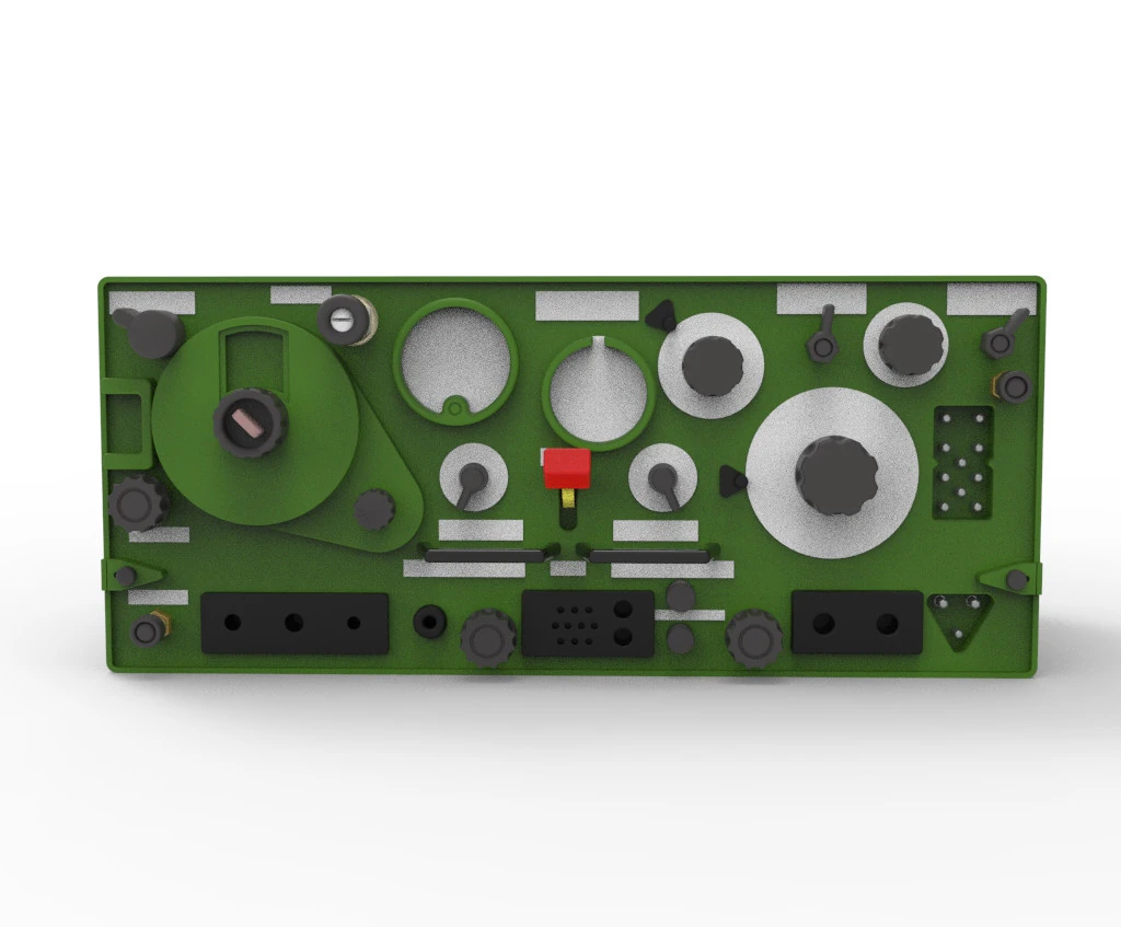 Military Wireless Radio 3D Model .c4d .max .obj .3ds .fbx .stl .blend