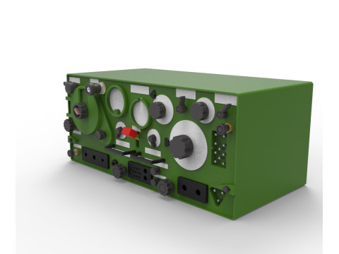 Military Wireless Radio 3D 모델