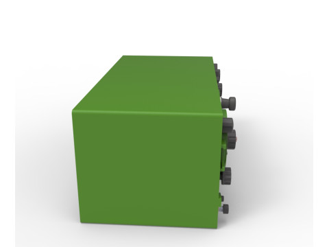 Military Wireless Radio 3D 모델