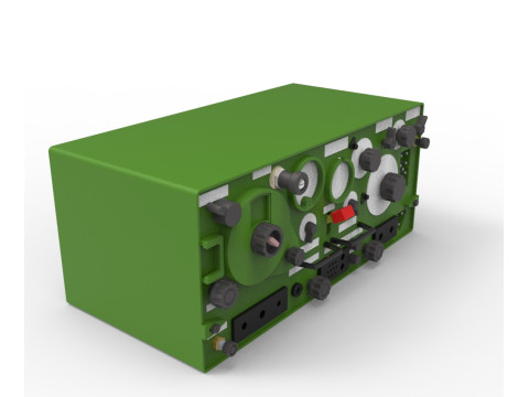 Military Wireless Radio 3D 모델