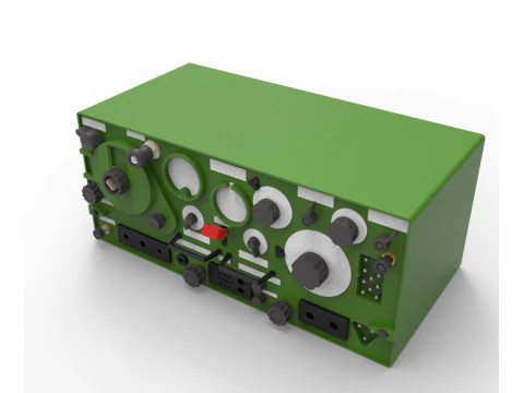 Military Wireless Radio 3D Model