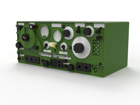 Military Wireless Radio 3D 모델