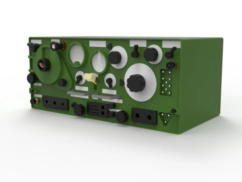 Military Wireless Radio 3D Model