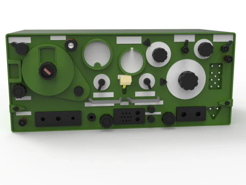 Military Wireless Radio 3D Model