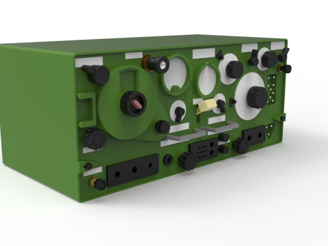 Military Wireless Radio 3D 모델