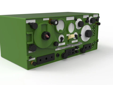 Military Wireless Radio 3D Model
