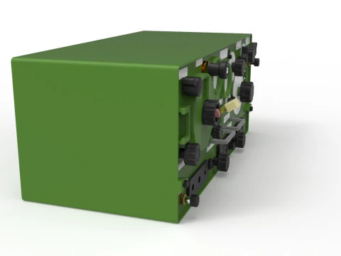 Military Wireless Radio 3D Model