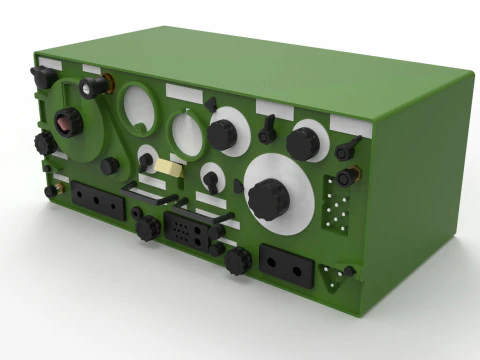 Military Wireless Radio 3D Model