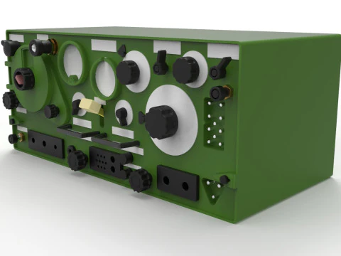 Military Wireless Radio 3D Model