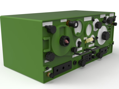 Military Wireless Radio 3D 모델